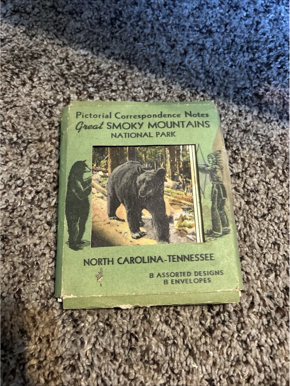 Vintage Notes Cards Great Smoky Matountsions Nation Park . Only 6 Cards
